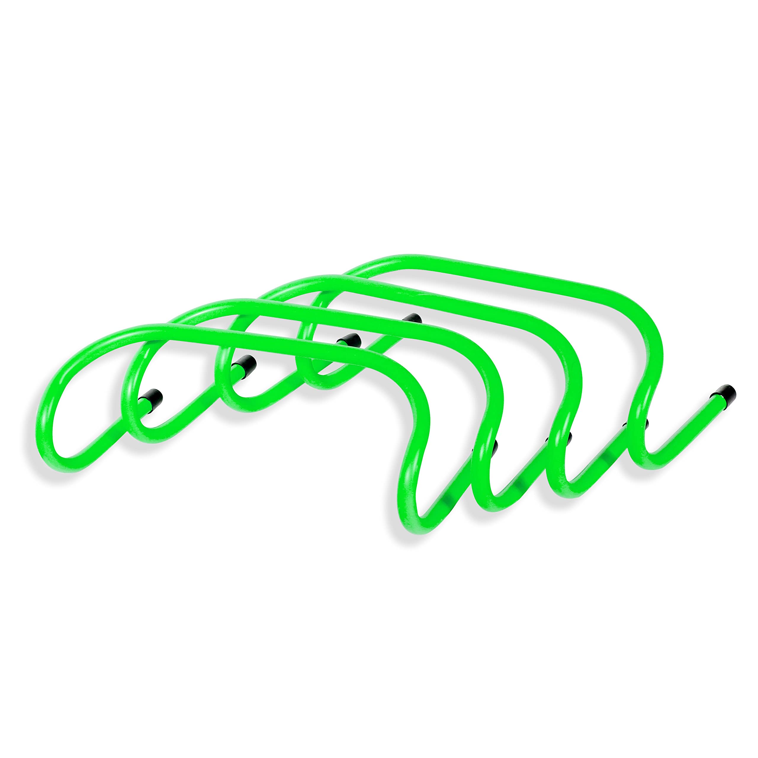 SoccerPro 6" Green Speed Hurdles - 4 Piece Training Set
