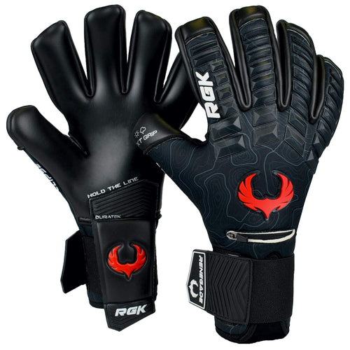 Eclipse Ambush Pro Goalie Gloves | 4mm EXT Grip | Black & Red